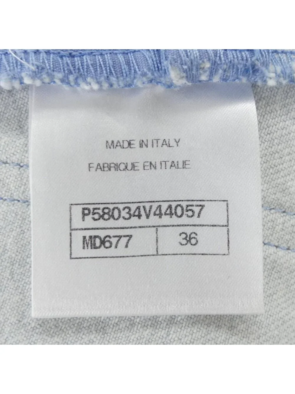 Chanel 18c Shorts Blue